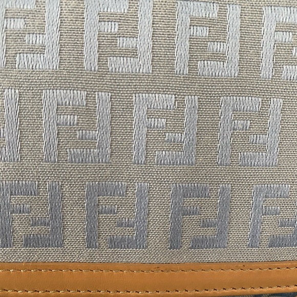 Rare Blue FendiZucca Bifold Wallet - Picture 7 of 11